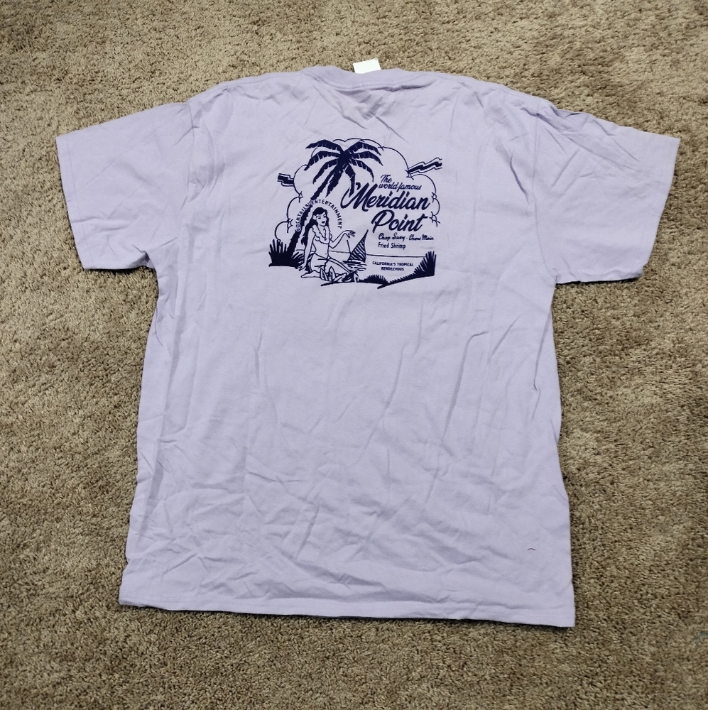 Meridian purple tshirt size XL